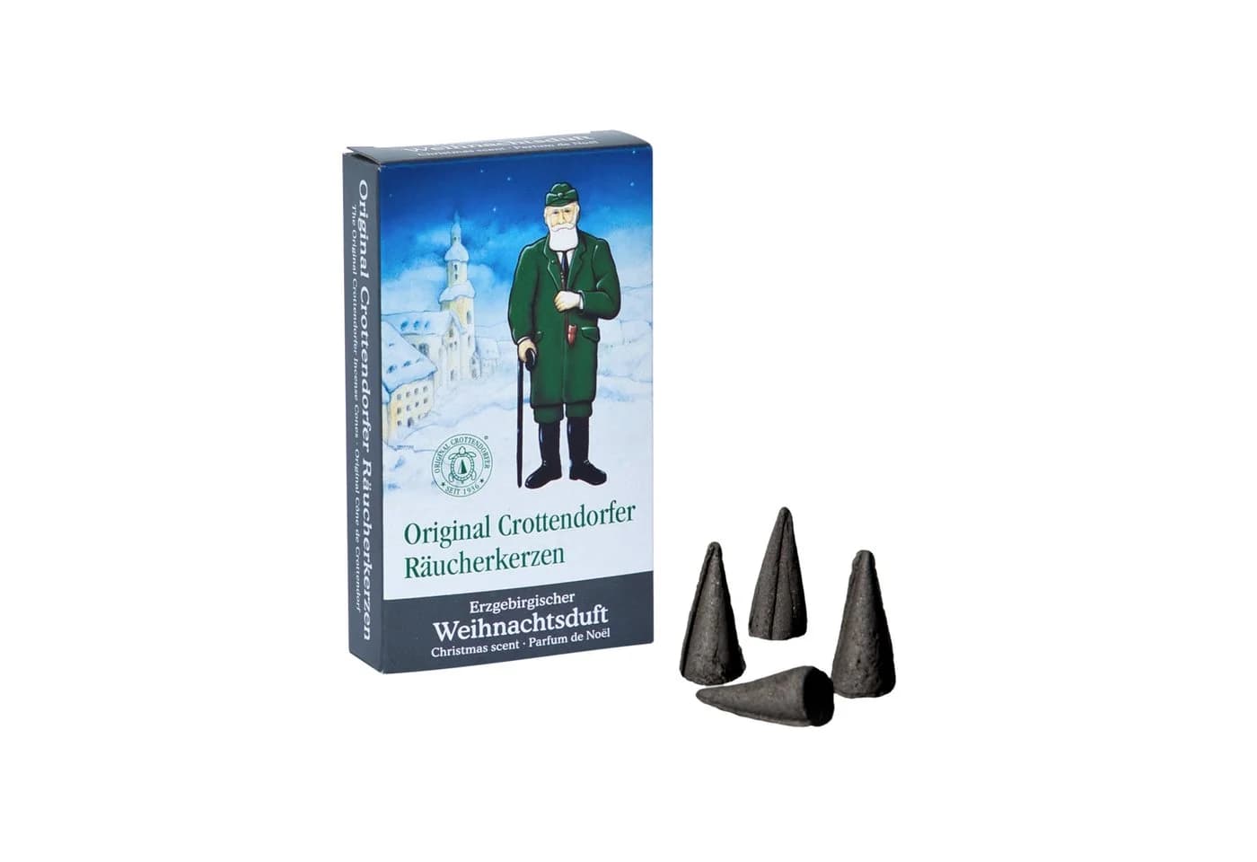 Crottendorfer Räucherkegel Original Weihnachtsdüfte 24er Pack