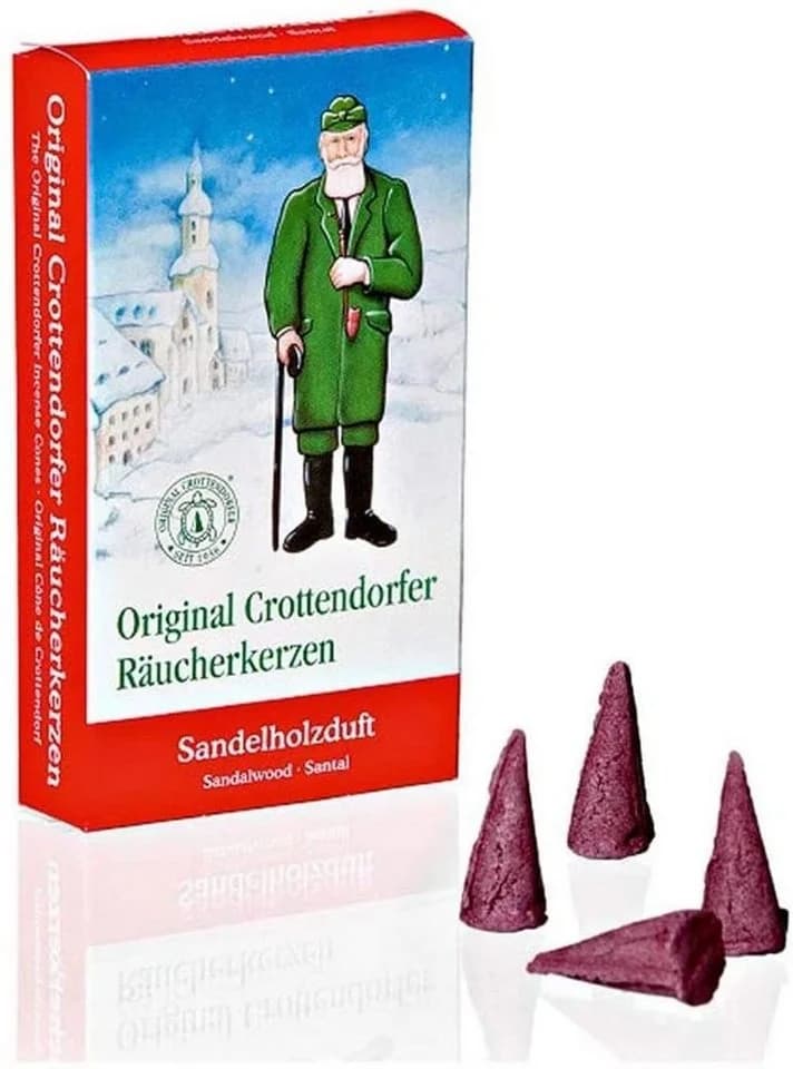 Crottendorfer Räucherkerzen 6 Päckchen Bunte Mischung Zimt Adventsduft