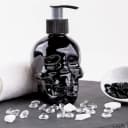 ACCENTRA Seifenspender Totenkopf mit Flüssigseife Schwarz Bild 1