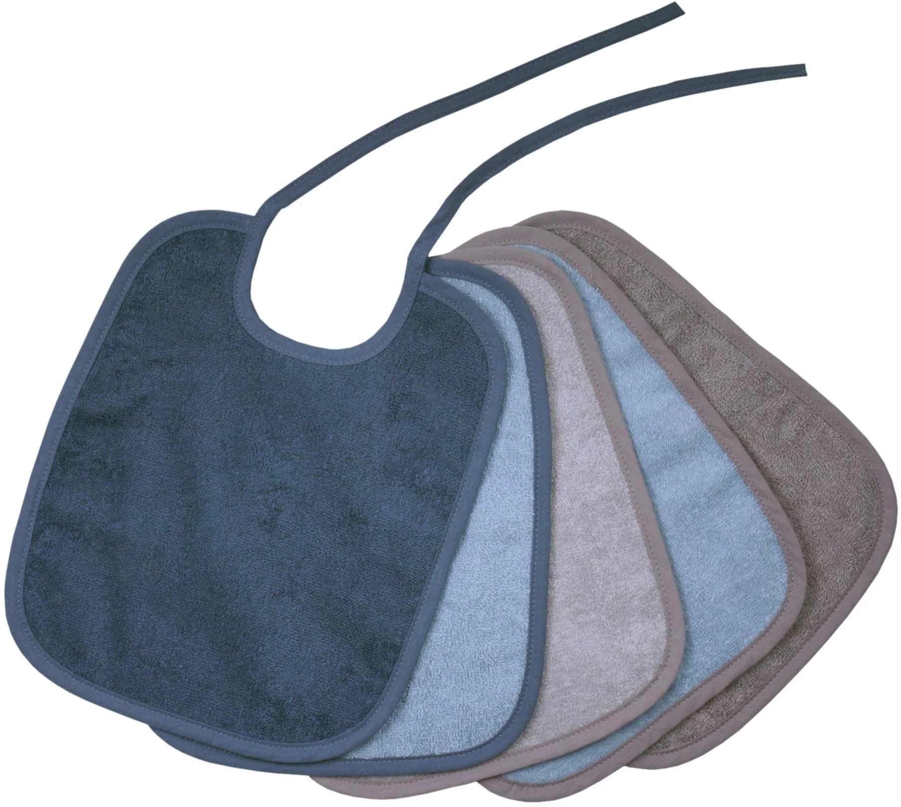 Lätzchen WÖRNER 'Bindelätzchen 5er Pack 25x30 cm' - Stahl