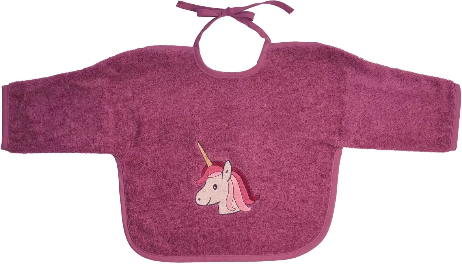 Wörner Einhorn Ärmellätzchen Baby light mauve Baumwolle mit Ärmeln