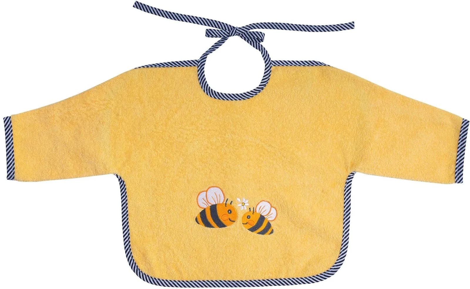 Lätzchen WÖRNER Bienen Ärmellätzchen Baby gelb Baumwolle