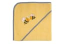 Wörner Kapuzenhandtuch Bienen Gelb Frottee Bild 1