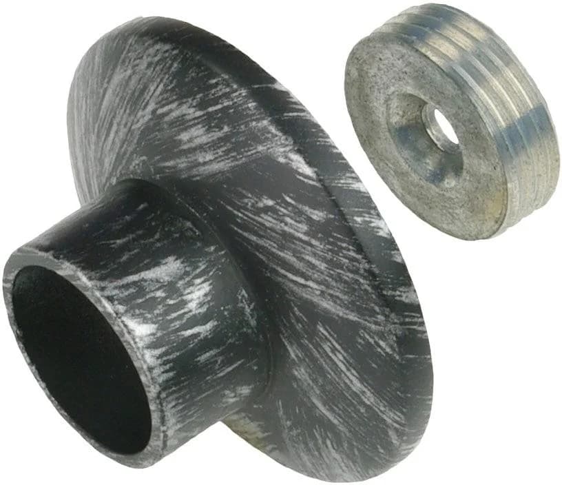 LIEDECO Gardinenstangenhalter Esperanca Wandlager 16mm Silber/Schwarz
