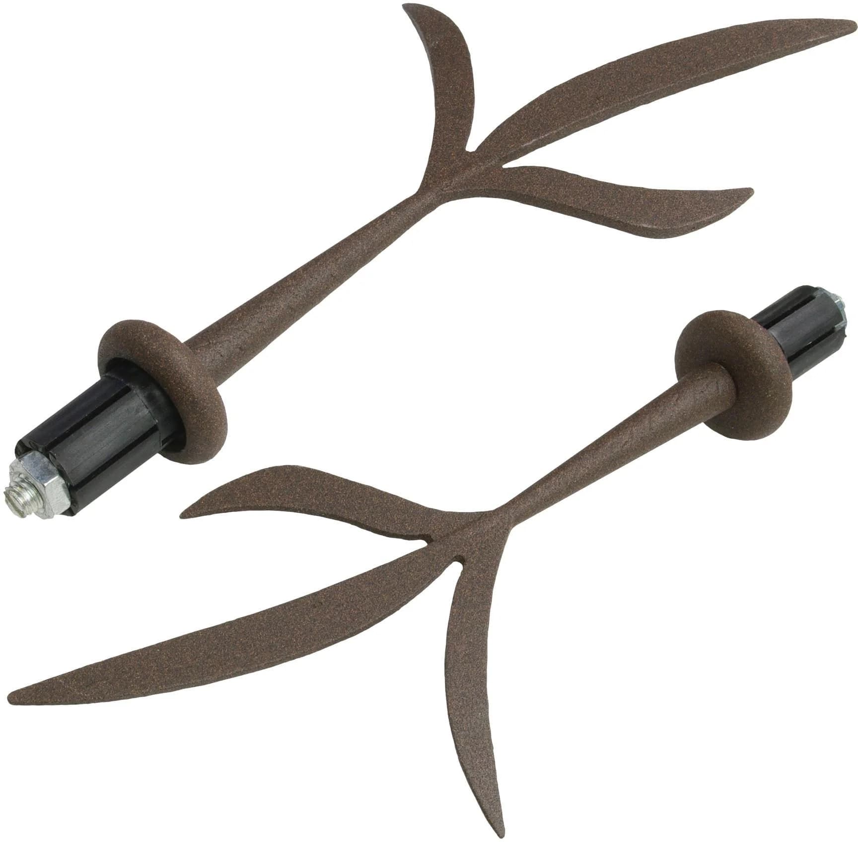 LIEDECO Gardinenstangen-Endstück Esperanca Rostbraun 16mm