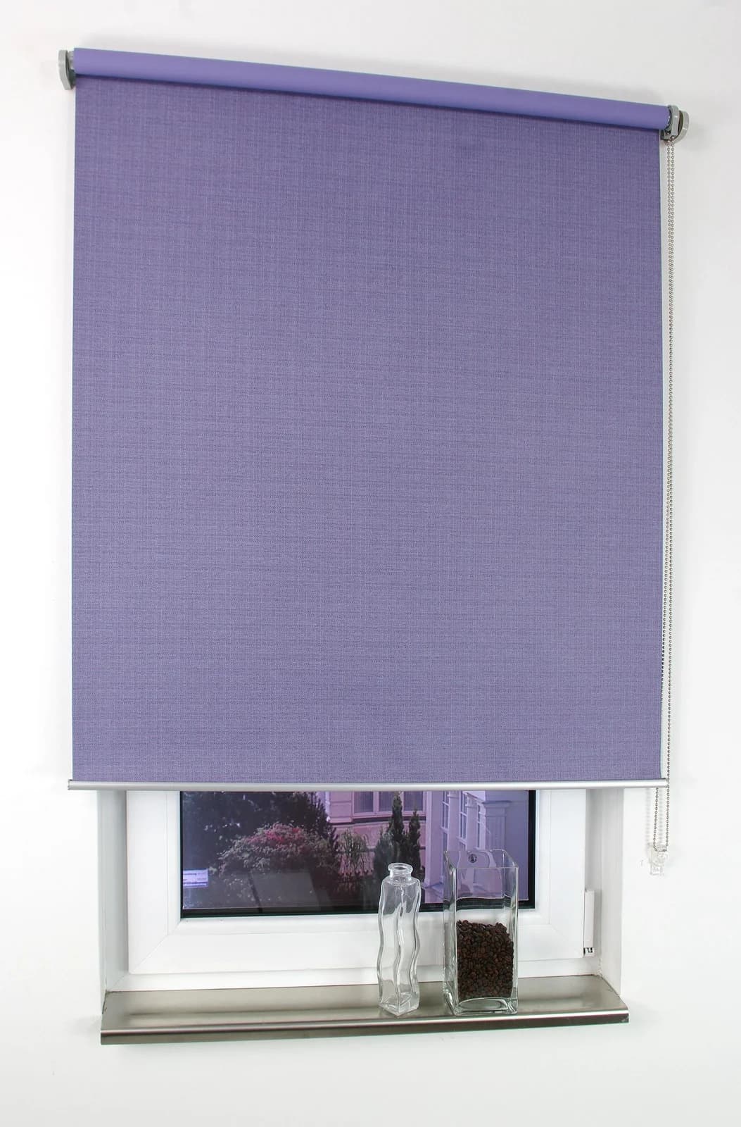 Seitenzugrollo LIEDECO Struktur Flieder Polyester