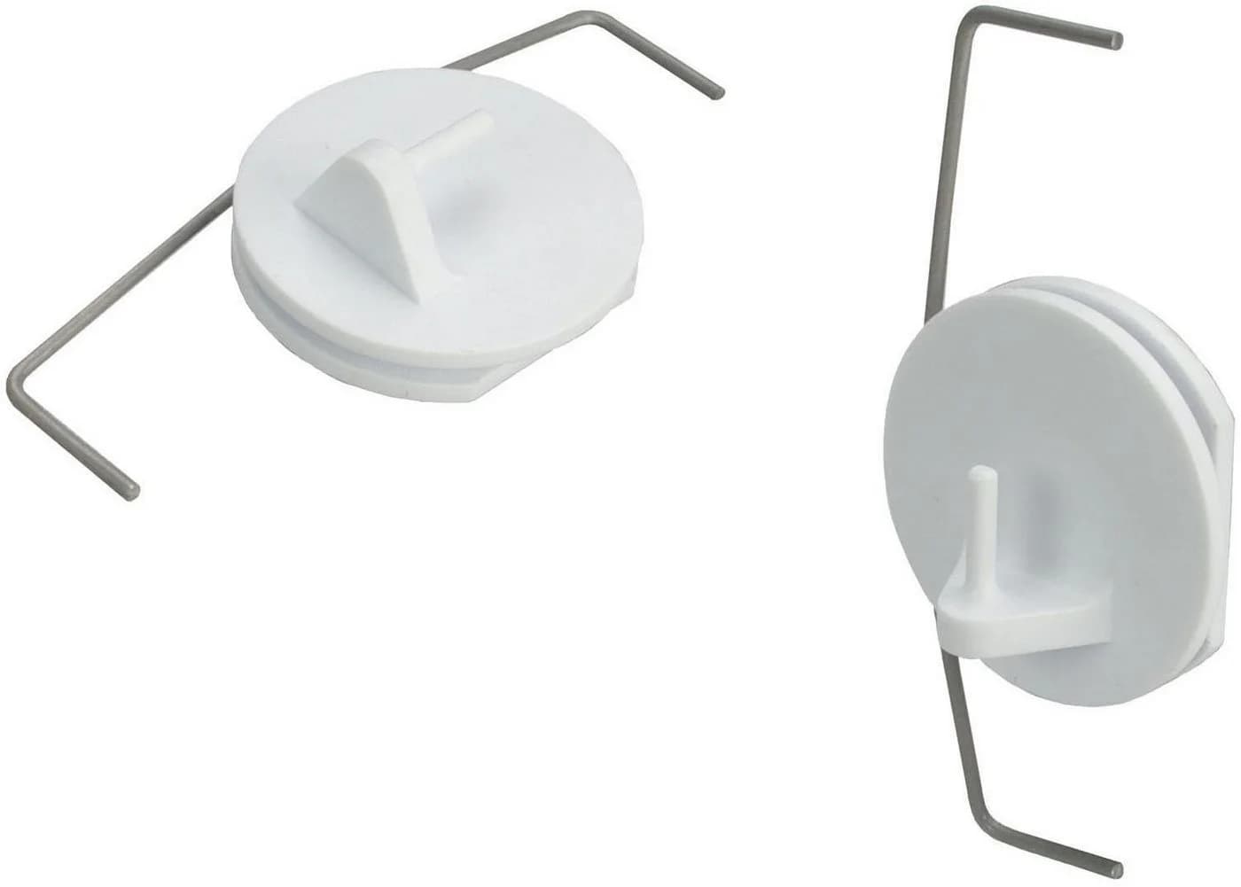 Klemmträger LIEDECO, weiß, Kunststoff, Metall, für Vitragen-Scheibenstangen - Bild 2