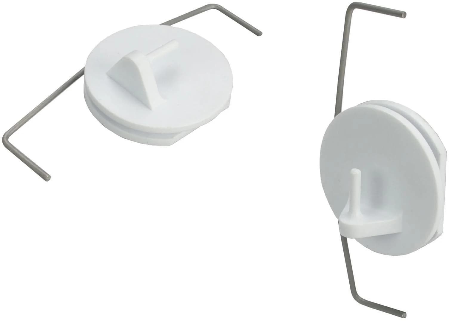 Klemmträger LIEDECO, weiß, Kunststoff, Metall, für Vitragen-Scheibenstangen - Bild 4