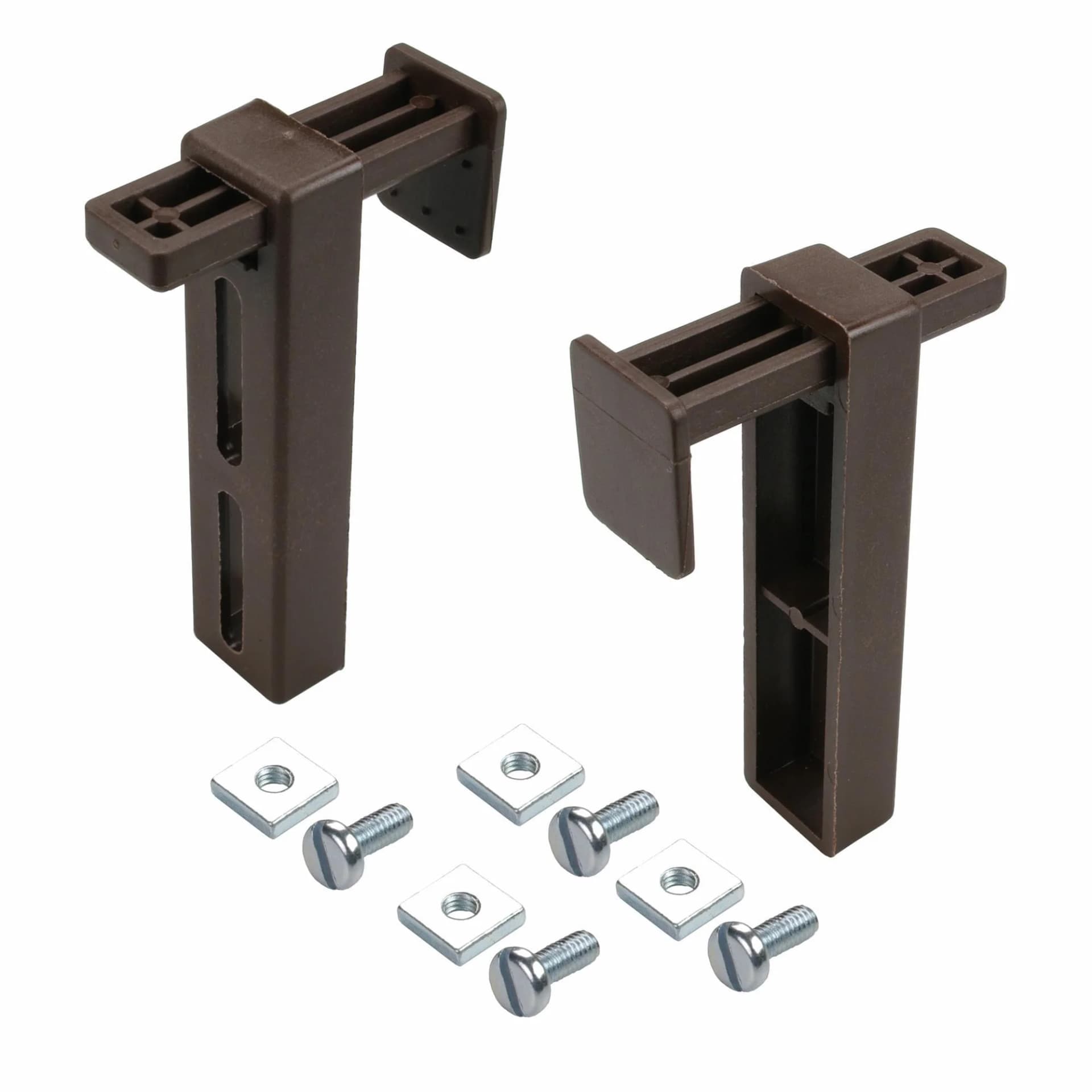 LIEDECO Universal Klemmträger Braun für Jalousien & Rollos