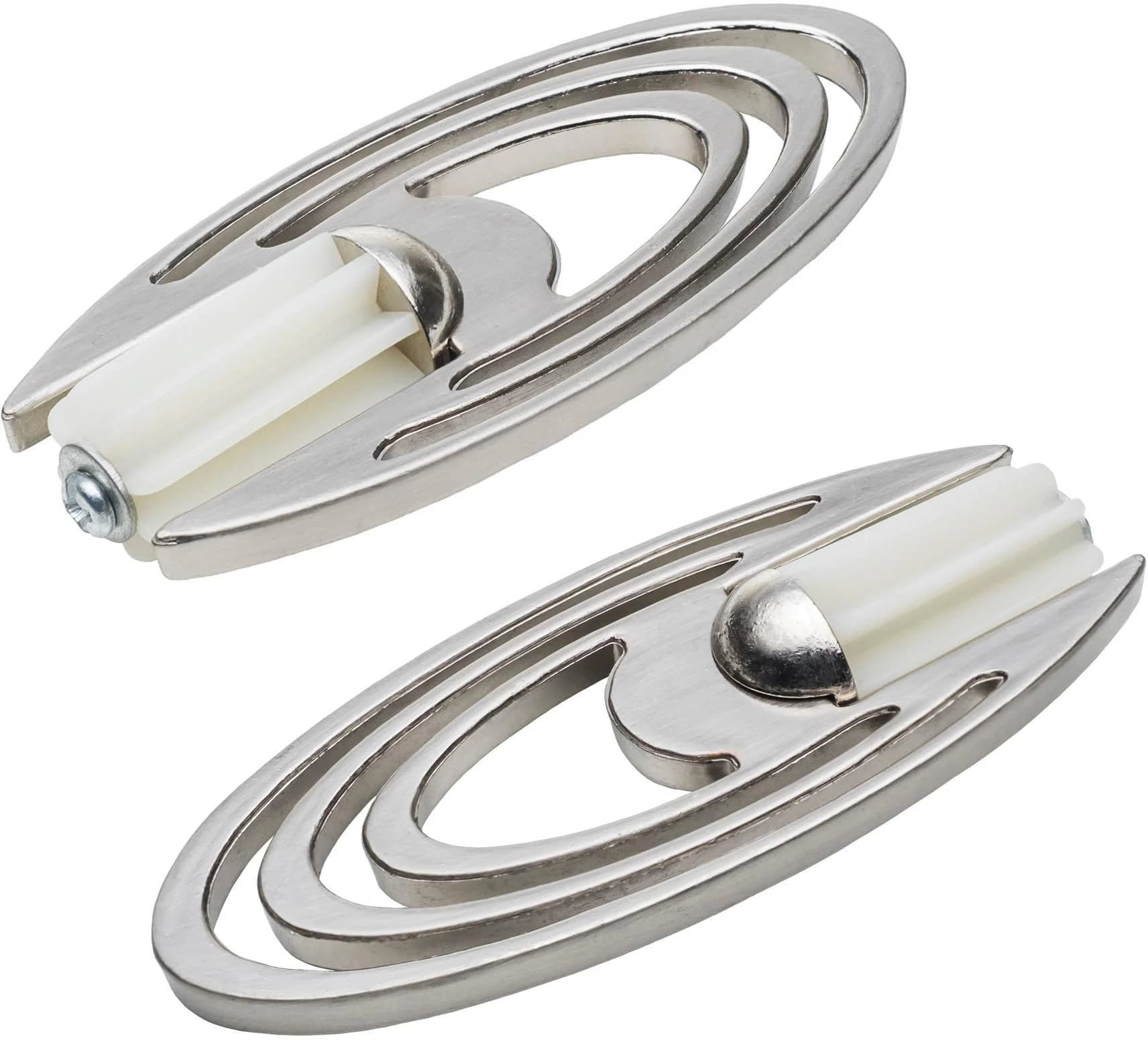 Liedeco Gardinenstangen-Endstück Saturn 16mm Silber Edelstahl