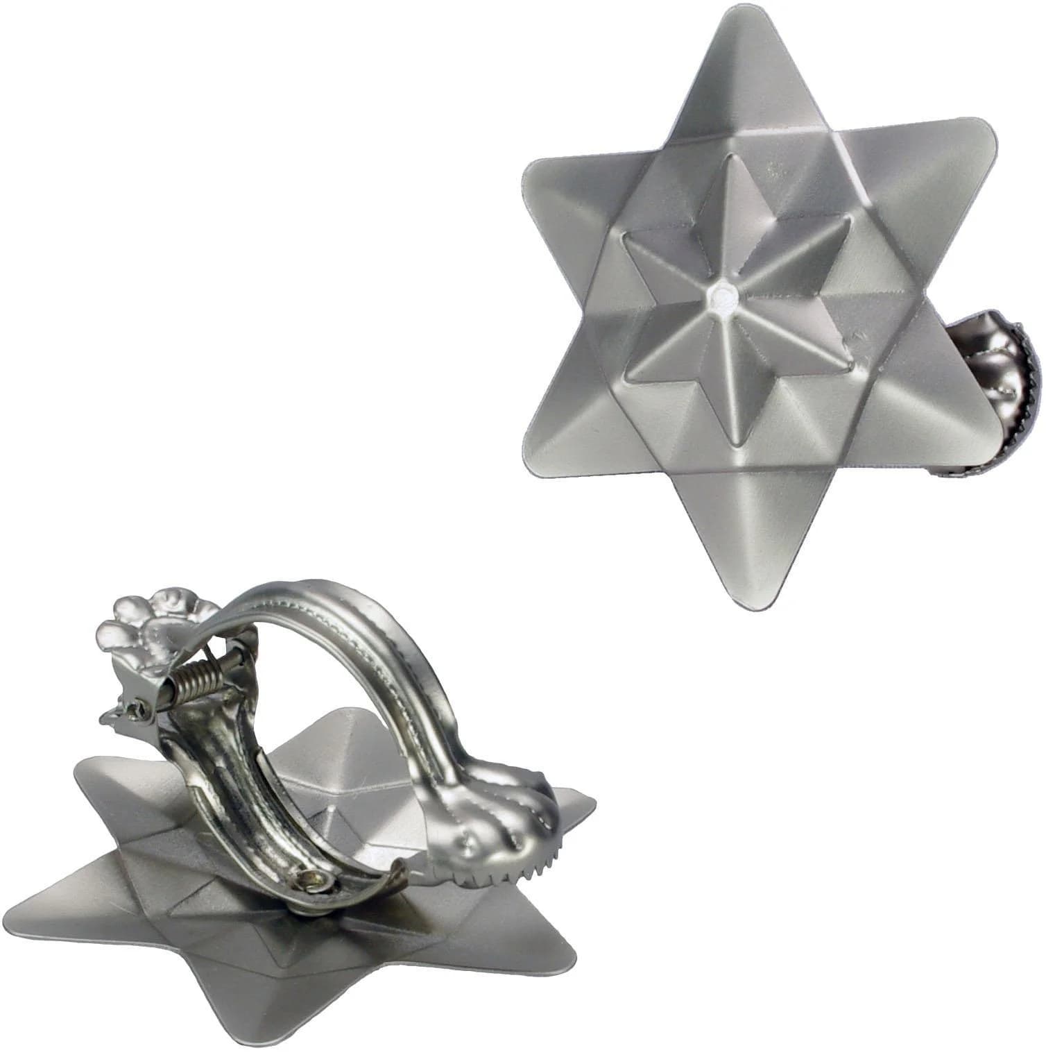 LIEDECO Dekoklammer Orbit Grau Chromfarben 2 Stk Metall - Bild 4
