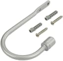 Liedeco Raffhalter Silber Metall für Gardinenstangen Ø 16 mm Bild 2