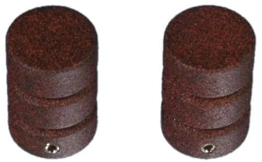 Liedeco Gardinenstangen-Endstück Rostbraun Metall Ø 16 mm