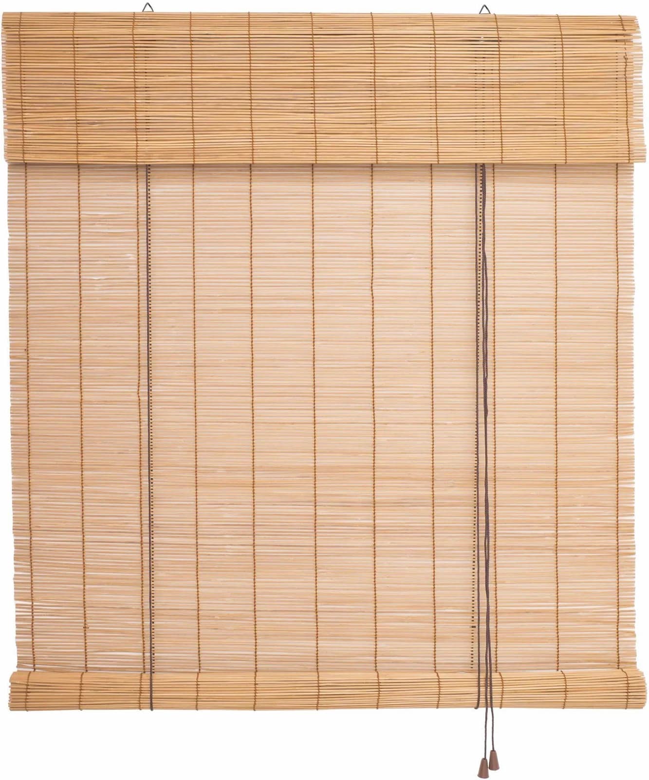 Seitenzugrollo LIEDECO Bambus Kirschholzfarben 140x160cm Bambusrollo