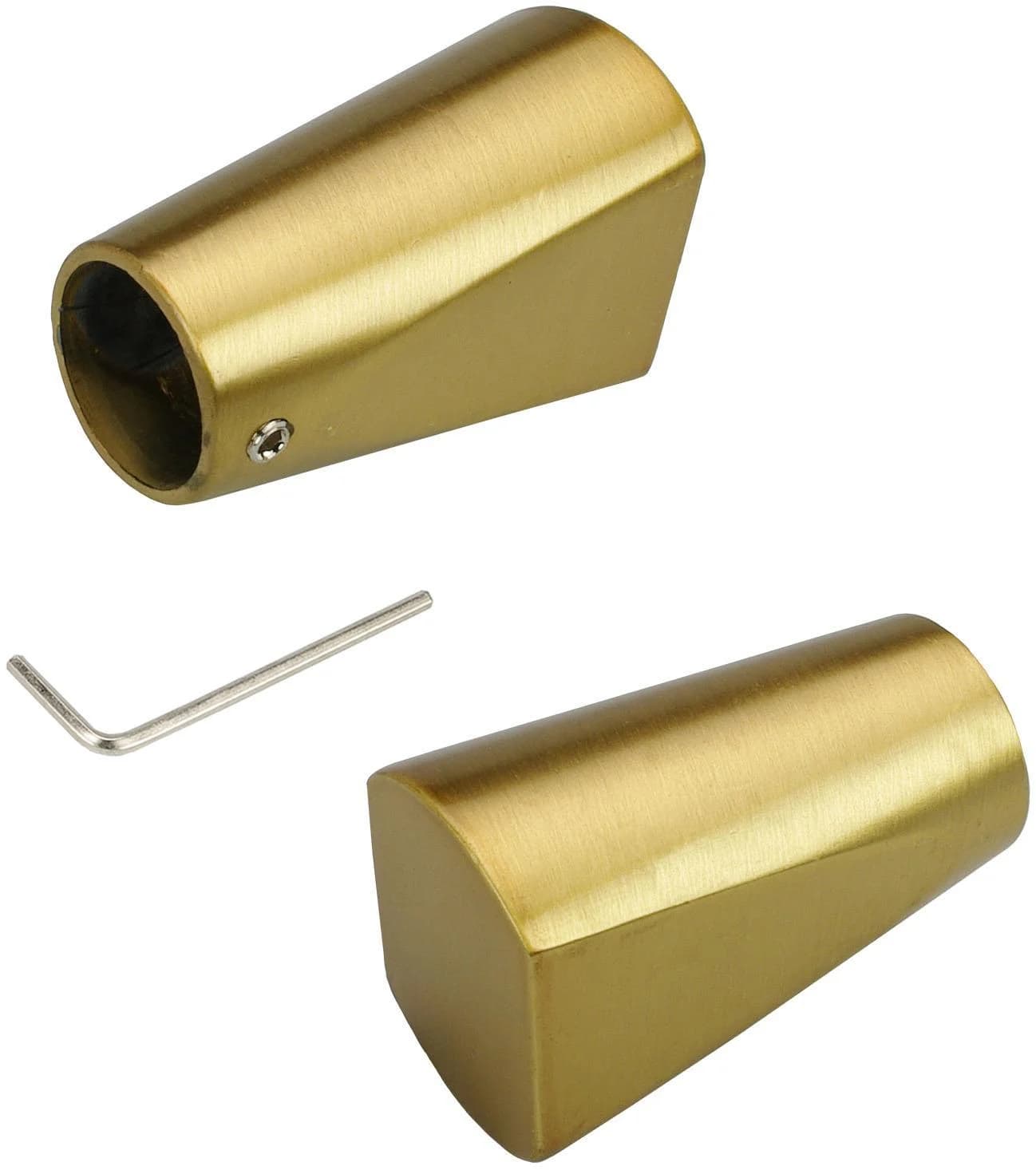 Liedeco Gardinenstangen-Endstück Dust Gold Matt 16mm