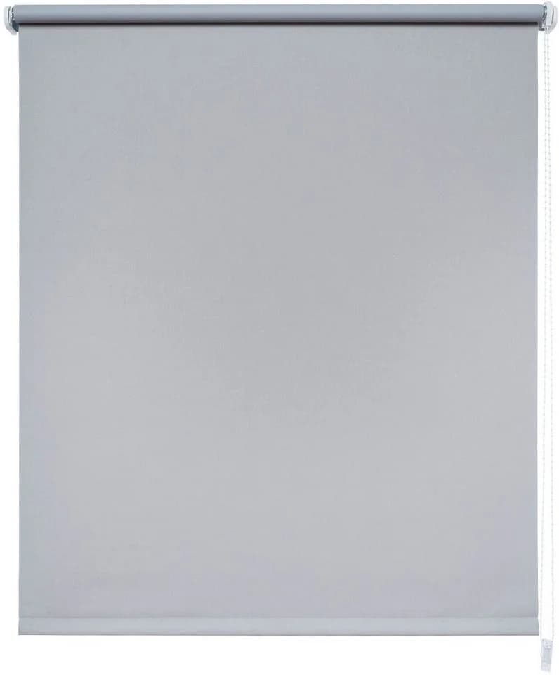 Seitenzugrollo LIEDECO "Uni" Hellgrau Polyester