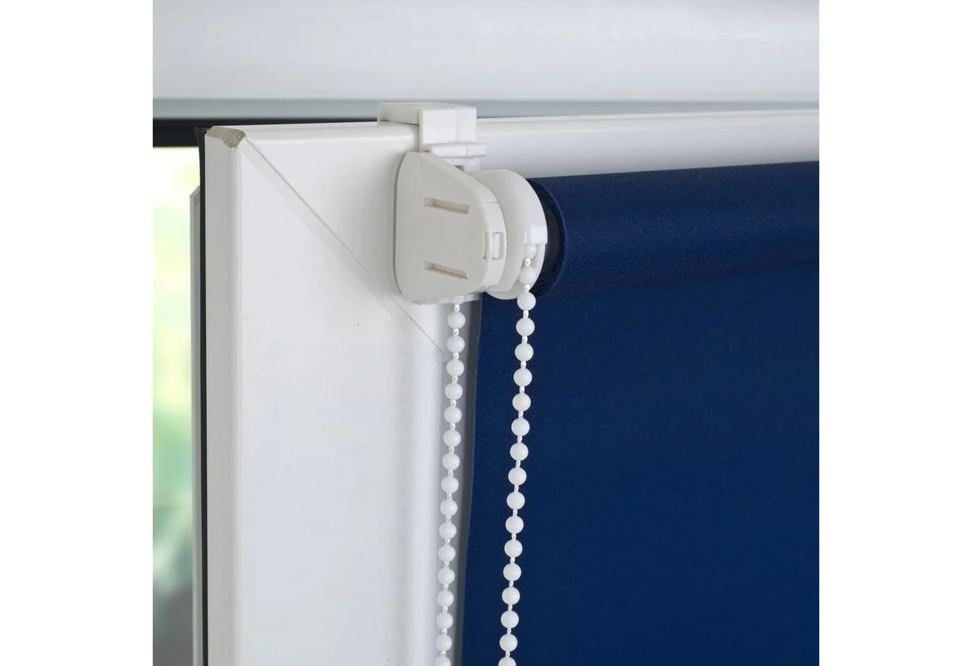 Liedeco Seitenzugrollo Klemmfix Blau 45x150cm - Bild 3