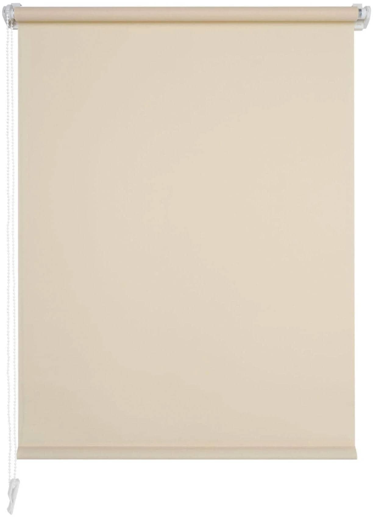 Seitenzugrollo LIEDECO "Klemmfix" 120x150cm Beige Polyester