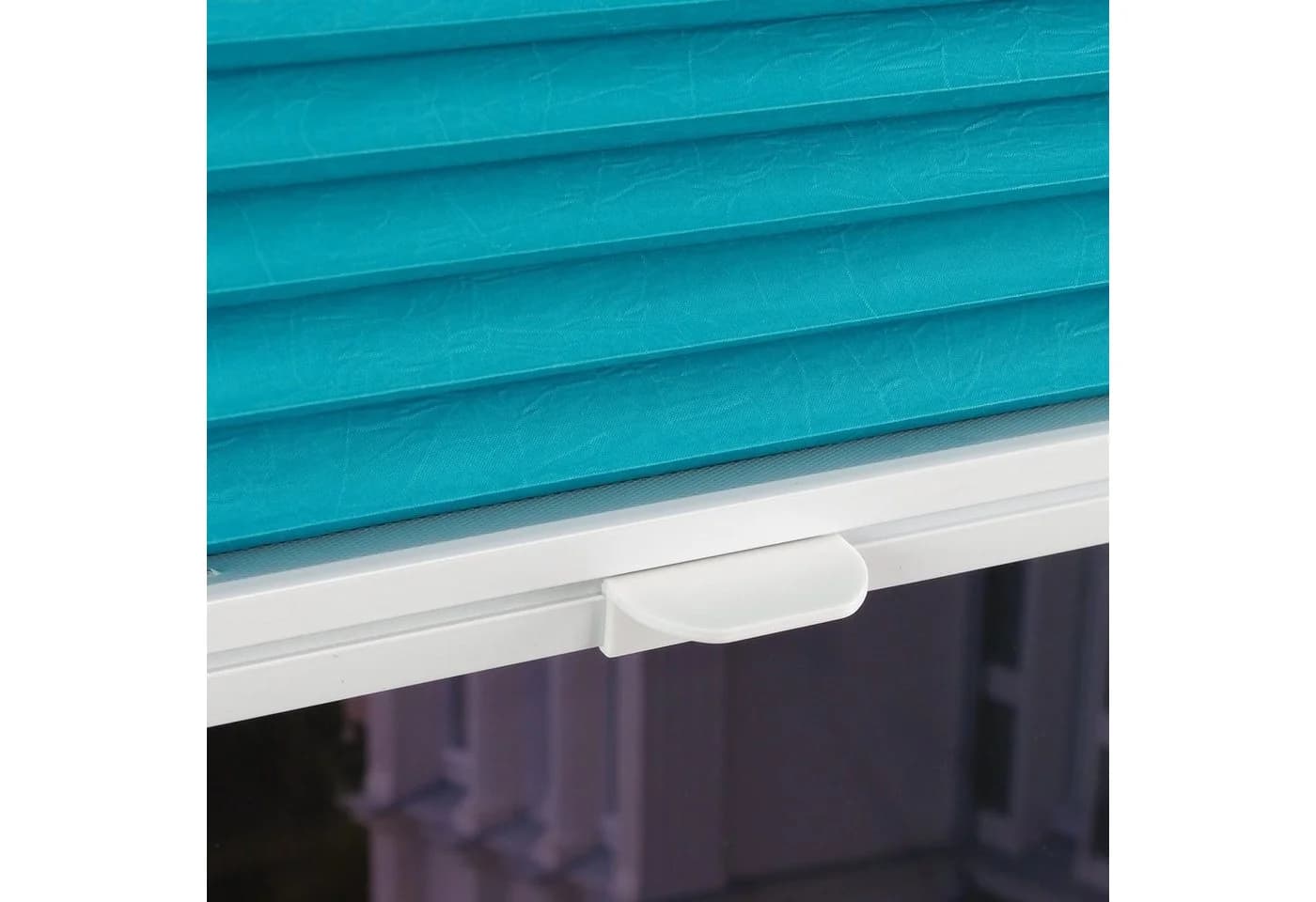 Liedeco Klemmfix Plissee YOUNG COLOURS Blau 60x150cm Polyester - Bild 4