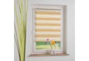 LIEDECO Doppelrollo Farbverlauf Braun Polyester Klemmfix Bild 1