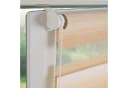 LIEDECO Doppelrollo Farbverlauf Braun Polyester Klemmfix Bild 3