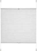 Liedeco Klemmfix-Plissee Ranke grau mit floralem Druck Bild 2