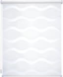LIEDECO Doppelrollo Wave Weiß Klemmfix mit Wellenmuster Bild 2