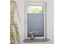 LIEDECO Klemmfix-Plissee Ranke grau mit floralem Druck Bild 1