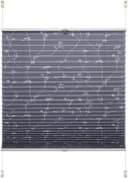 LIEDECO Klemmfix-Plissee Ranke grau mit floralem Druck Bild 2