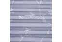 LIEDECO Klemmfix-Plissee Ranke grau mit floralem Druck Bild 4