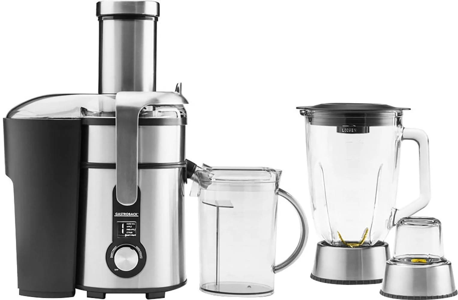 Gastroback Entsafter Design Multi Juicer Digital Pro 40153 Silber