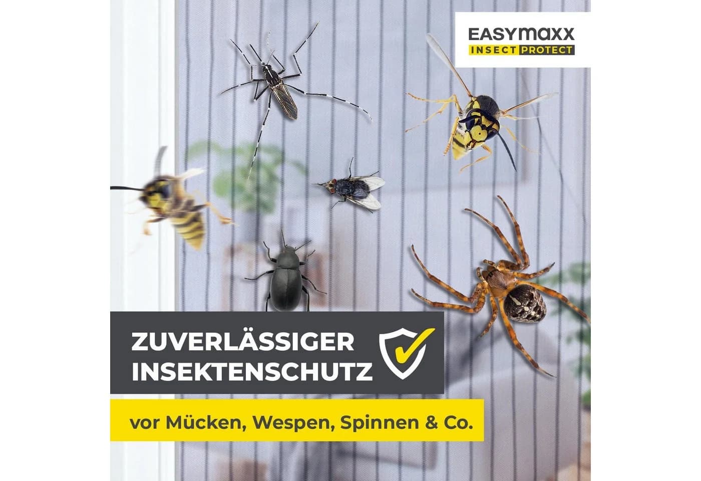EASYmaxx Insektenschutz-Tür Fliegengitter Magnetverschluss - Bild 5