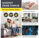 EASYmaxx Moskitonetz Schwarz 150x130cm mit Magnetbefestigung Bild 4