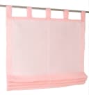 HEINE HOME Raffrollo Brondby Rosa Halbtransparent Schlaufen Bild 1