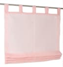 HEINE HOME Raffrollo Brondby Rosa Halbtransparent Schlaufen Bild 2
