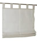 KUTTI Raffrollo Brondby Grau Taupe Halbtransparent Polyester Schlaufen Bild 2