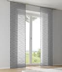KUTTI Schiebegardine Enya Grau Wellen-Design Bild 2