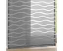 KUTTI Schiebegardine Enya Grau Wellen-Design Bild 3