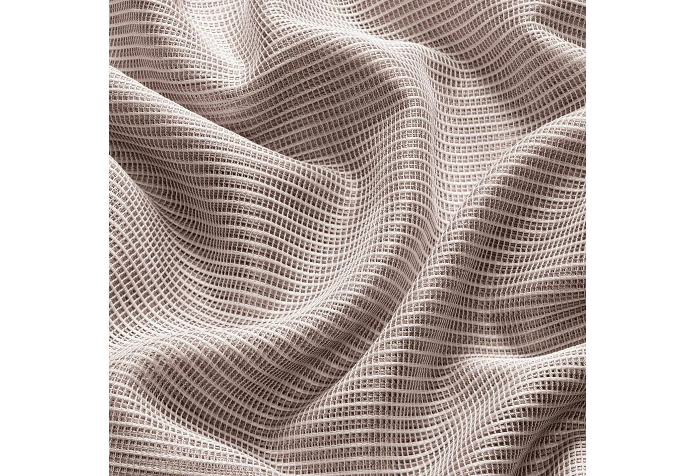 Kutti Ösengardine Vinola Beige Modern Netzstruktur - Bild 3