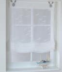 HEINE HOME Raffrollo Seabird Weiß Transparent Maritim Motiv Bild 4
