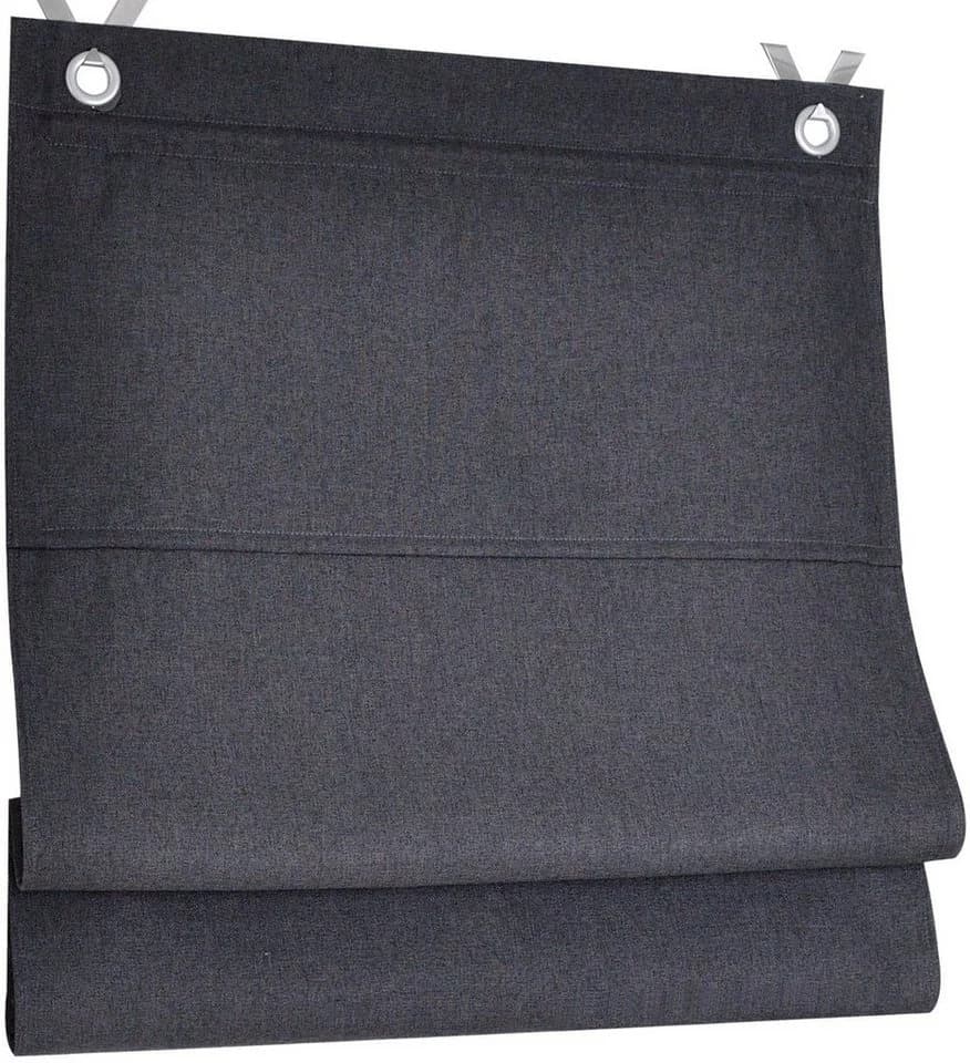 Kutti Raffrollo Dimout Anthrazit Verdunkelnd Polyester - Bild 2