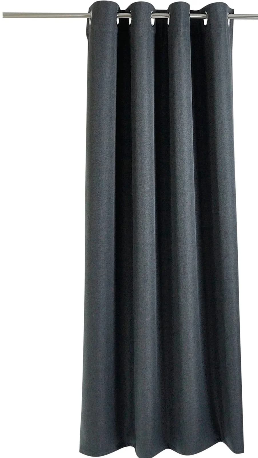 Kutti Vorhang Dimout Verdunkelnd Thermo Isolierend Grau