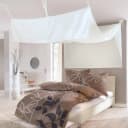 Bettvorhang KUTTI Roma Betthimmel Sanftes Weiß 140cm Baumwolle Polyester Bild 5