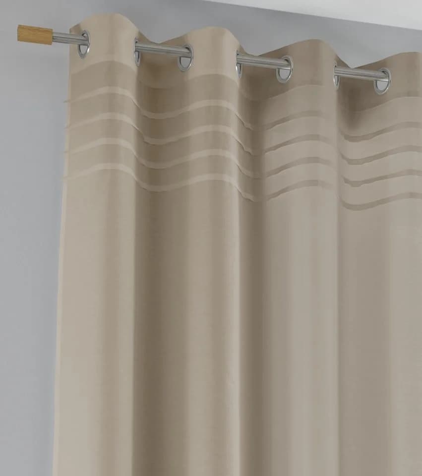 Kutti Vorhang Kessy Natur Baumwolle Polyester