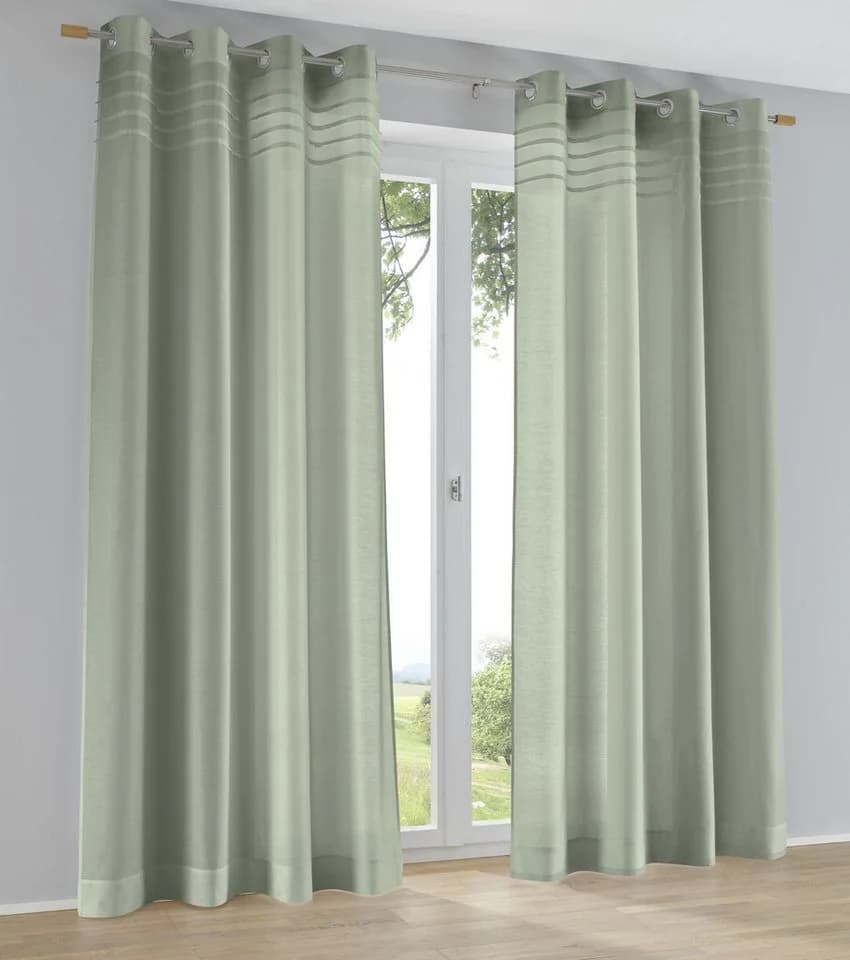 Kutti Vorhang Kessy Salbei Baumwolle Polyester - Bild 2