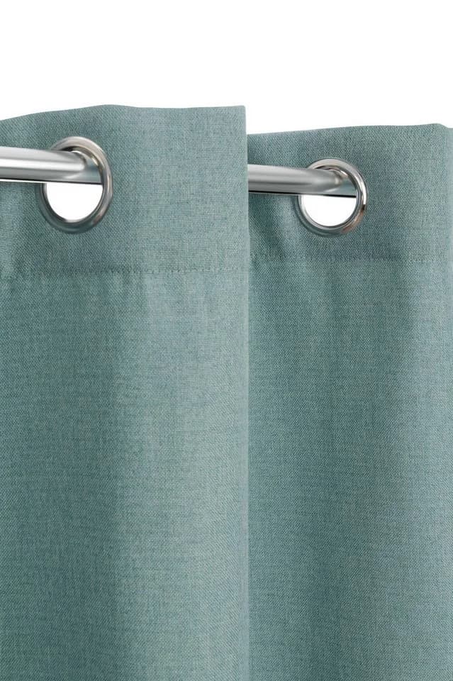 KUTTI Verdunkelungsvorhang Dimout Türkis Uni Polyester