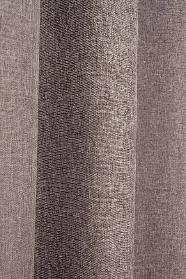 KUTTI Verdunkelungsvorhang Dimout Braun 140x145cm Polyester - Bild 3