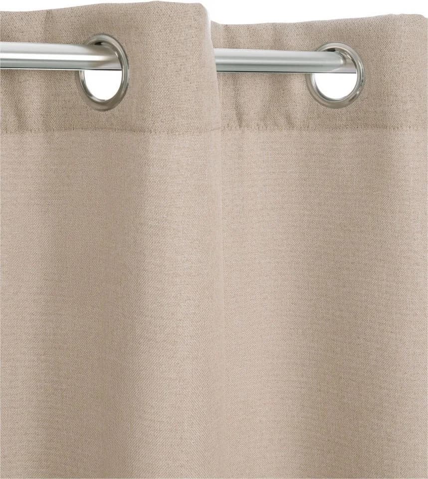 KUTTI Verdunkelungsvorhang Dimout Creme Polyester Ösenbefestigung