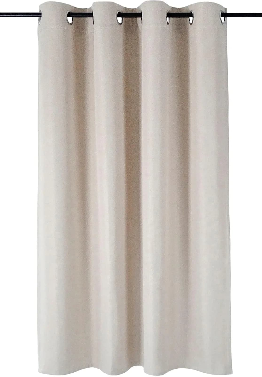KUTTI Verdunkelungsvorhang Dimout Creme Polyester Ösenbefestigung - Bild 5