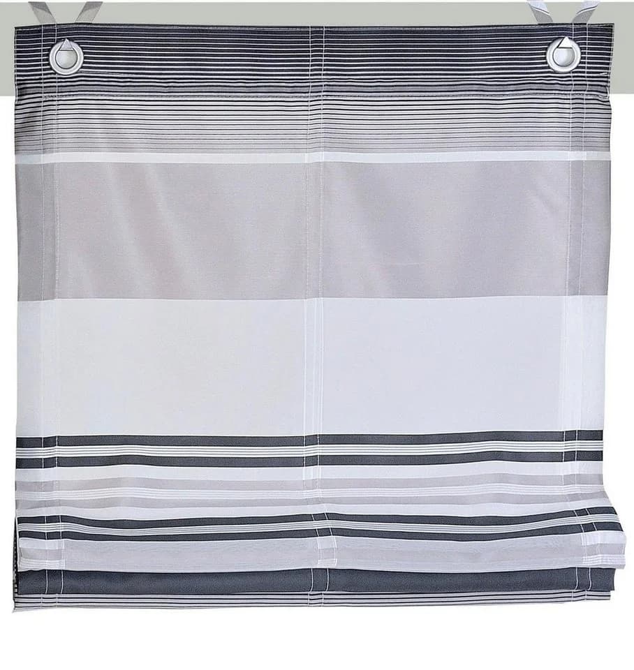 KUTTI Raffrollo Jamaica Grau Halbtransparent Polyester - Bild 2